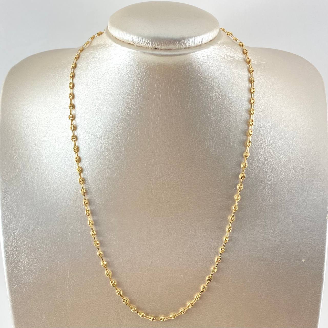 Cadena GC 6.25gr / 50cm / 3.2mm Diamantada Oro Amarillo 18K