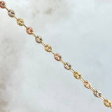 Cadena GC 10.45gr / 50cm / 4.2mm Diamantada Tres Oros 18K