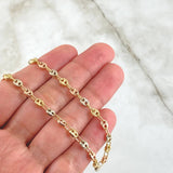 Cadena GC 6.7gr / 45cm / 3.4mm Tres Oros 18K