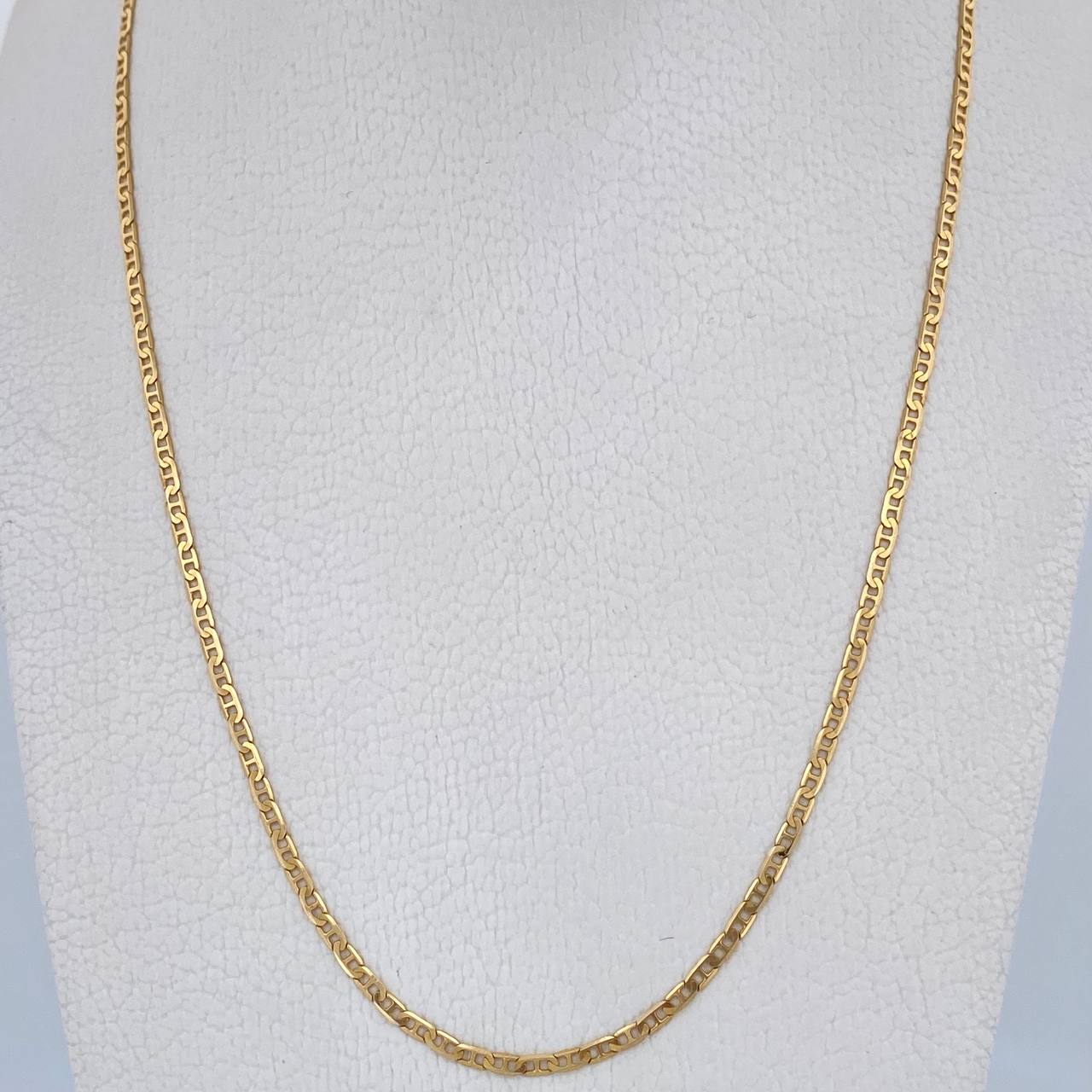 Cadena Escalera 4.75gr / 60.7cm / 1.6mm Oro Amarillo +3 18K $