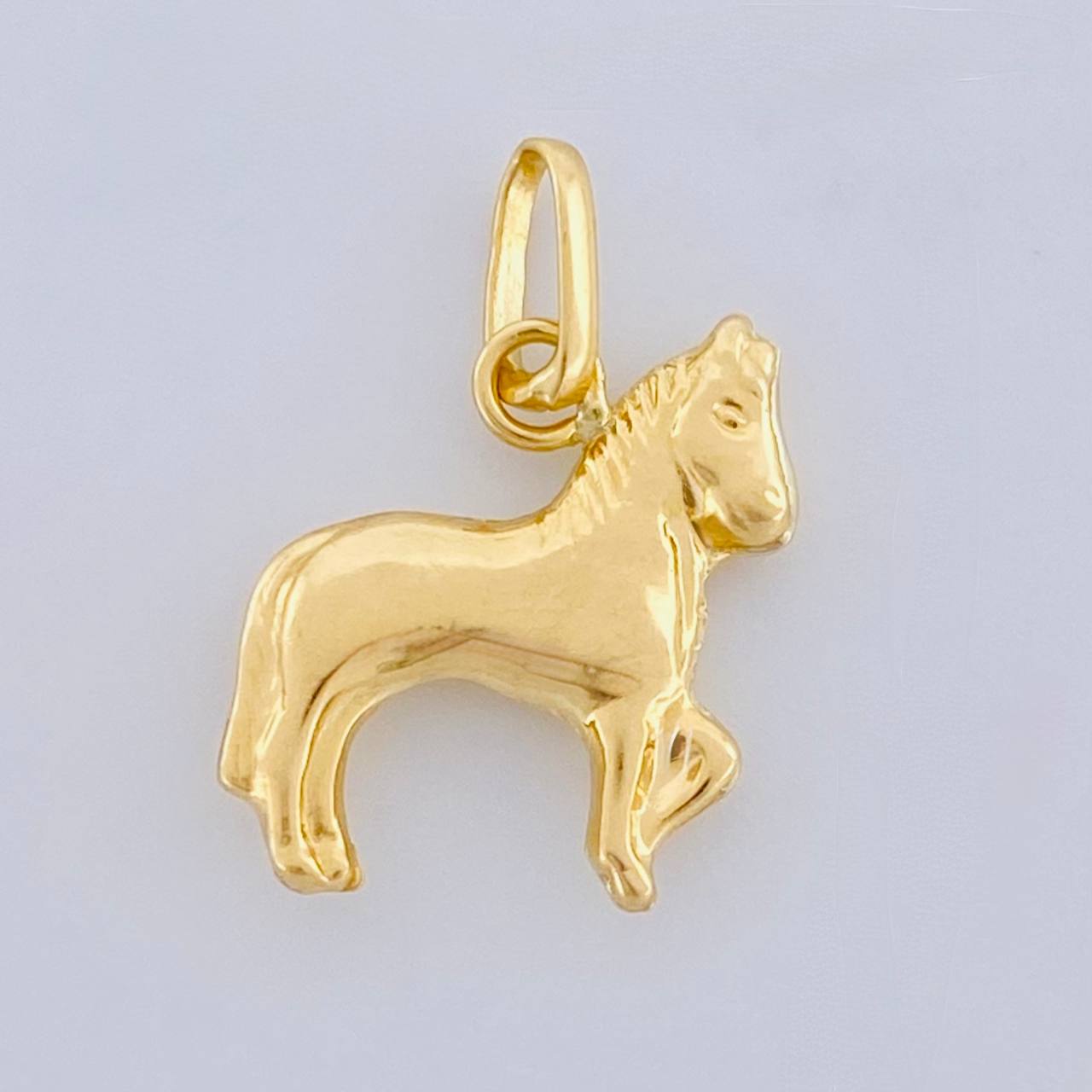 Dije Caballo 0.55 g / 1.7 cm Oro Amarillo 18K