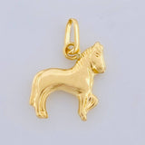 Dije Caballo 0.5 g / 1.7 cm Oro Amarillo 18K