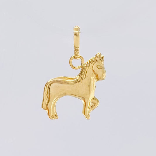 Dije Caballo 0.55 g / 1.7 cm Oro Amarillo 18K