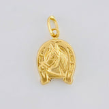 Dije Herradura Caballo 0.7 g / 1.9 cm Oro Amarillo 18K