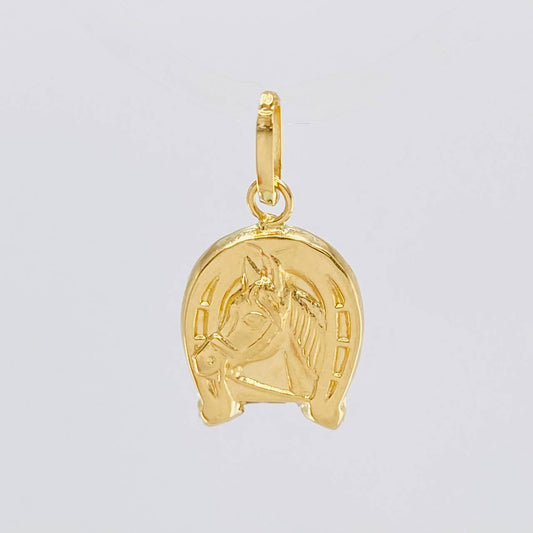 Dije Herradura Caballo 0.7 g / 1.9 cm Oro Amarillo 18K
