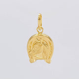 Dije Herradura Caballo 0.7 g / 1.9 cm Oro Amarillo 18K
