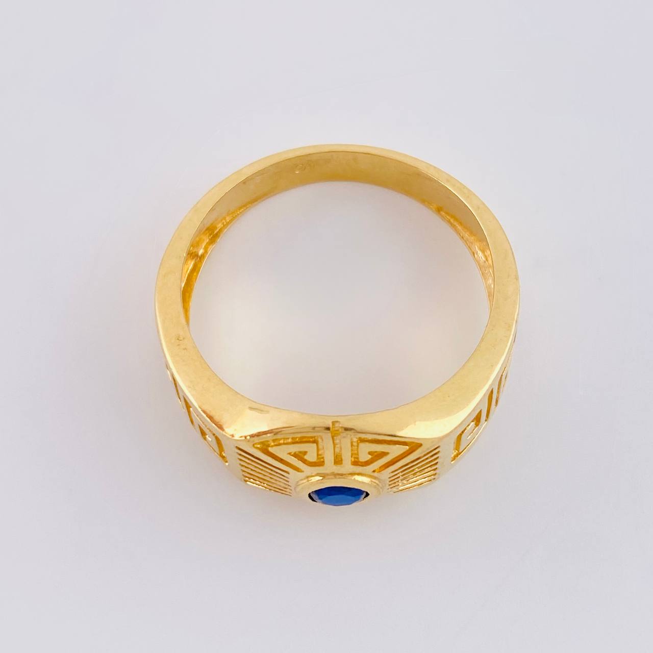 Anillo Patron Griego 7.1 g / T10 1/2 Oro Amarillo 18K