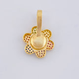 Dije Flor Animado Movil 4.4 g / 2.5 cm Oro Amarillo 18K