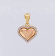 Dije Corazón 2.6 g / 2.5 cm Oro Amarillo 18K