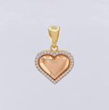 Dije Corazón 2.6 g / 2.5 cm Oro Amarillo 18K