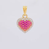 Dije Corazón Cojin 1.75 g / 1.8 cm Oro Amarillo 18K