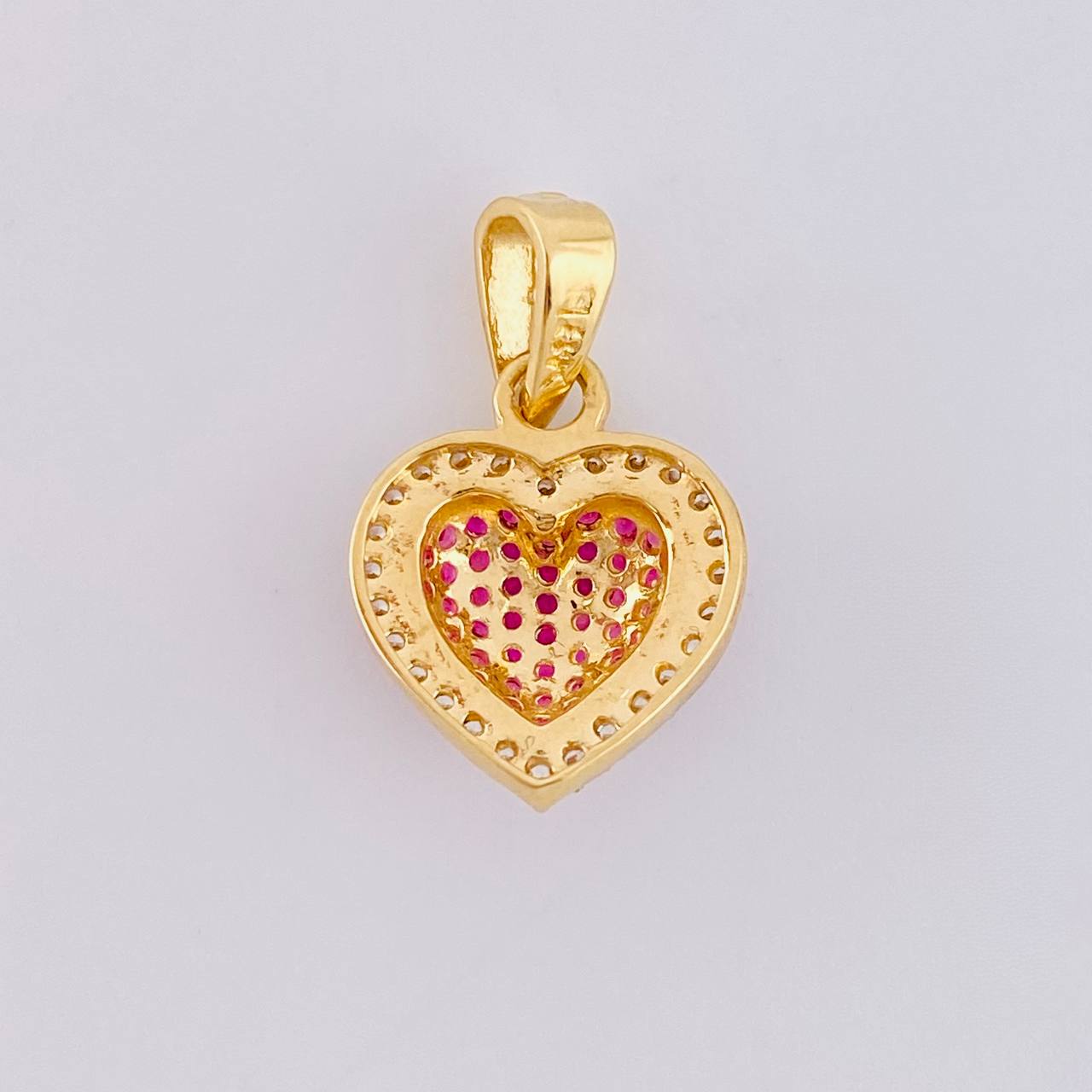 Dije Corazón Cojin 1.75 g / 1.8 cm Oro Amarillo 18K
