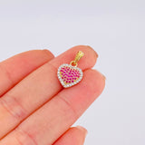 Dije Corazón Cojin 1.75 g / 1.8 cm Oro Amarillo 18K