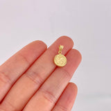 Dije Circulo Letra K 0.6g / 1.7cm Oro Amarillo 18K