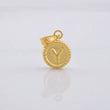 Dije Circulo Letra Y 0.4g / 1.5cm Oro Amarillo 18K