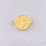 Herraje San Benito 0.8g / 1.8cm Oro Amarillo 18K