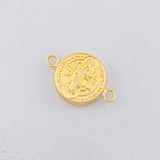 Herraje San Benito 0.8g / 1.8cm Oro Amarillo 18K