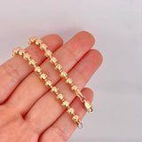 Cadena Militar Diamantada Media Luna 24.1g / 50cm / 5mm Oro Rosa 18K