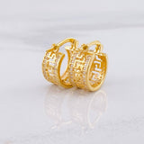 Candongas Tribal 4.85g / 1.7cm Oro Amarillo 18K