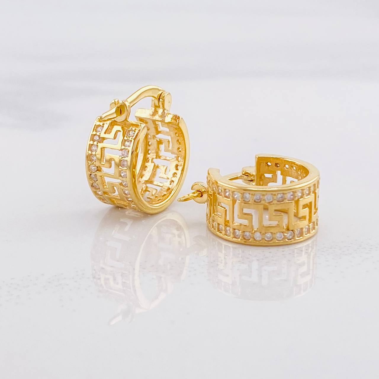 Candongas Tribal 4.85g / 1.7cm Oro Amarillo 18K