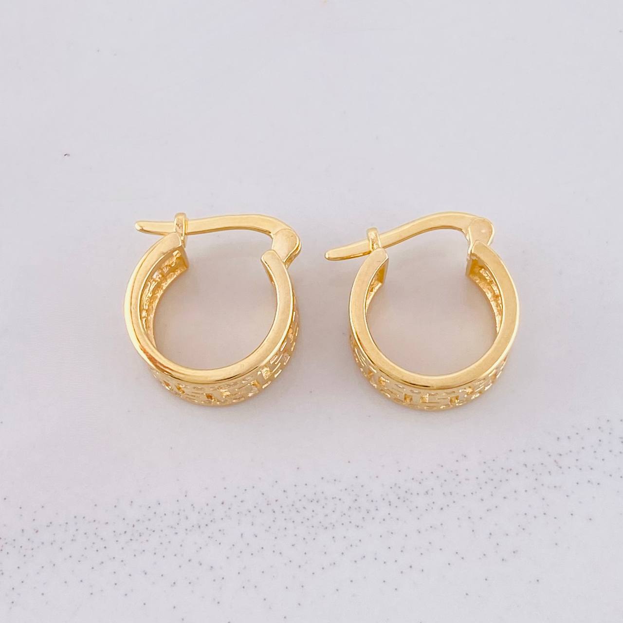 Candongas Tribal 4.85g / 1.7cm Oro Amarillo 18K