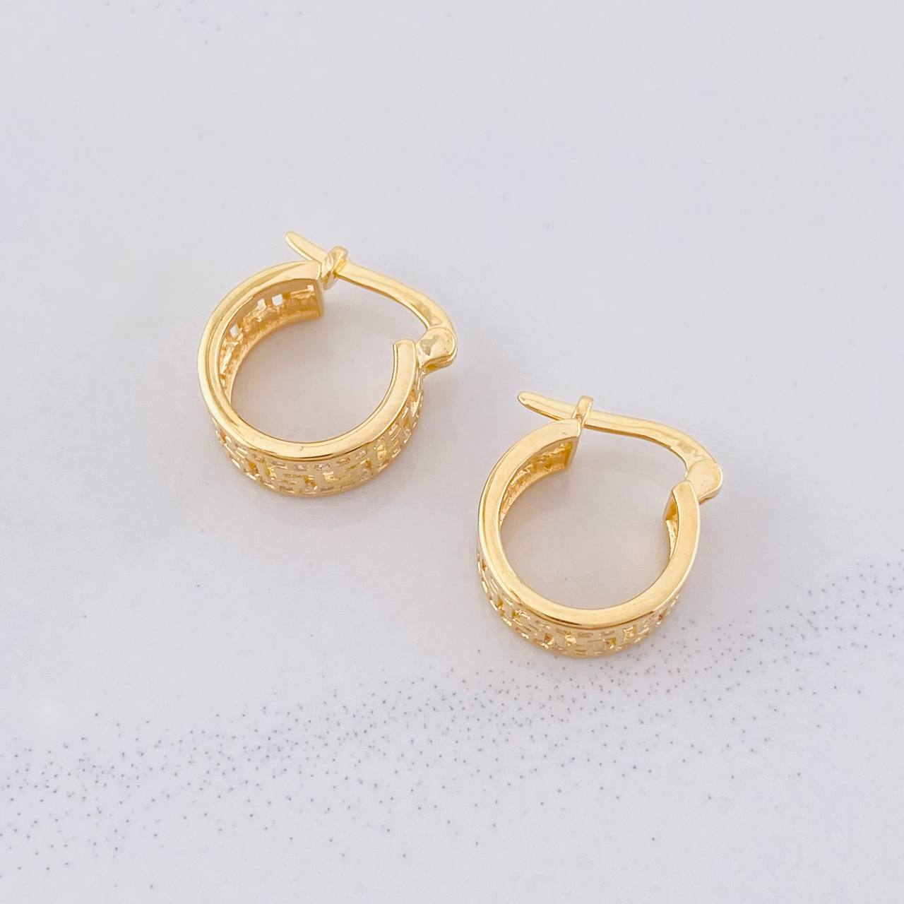 Candongas Tribal 4.85g / 1.7cm Oro Amarillo 18K