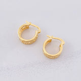 Candongas Tribal 4.85g / 1.7cm Oro Amarillo 18K