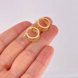 Candongas Tribal 4.85g / 1.7cm Oro Amarillo 18K