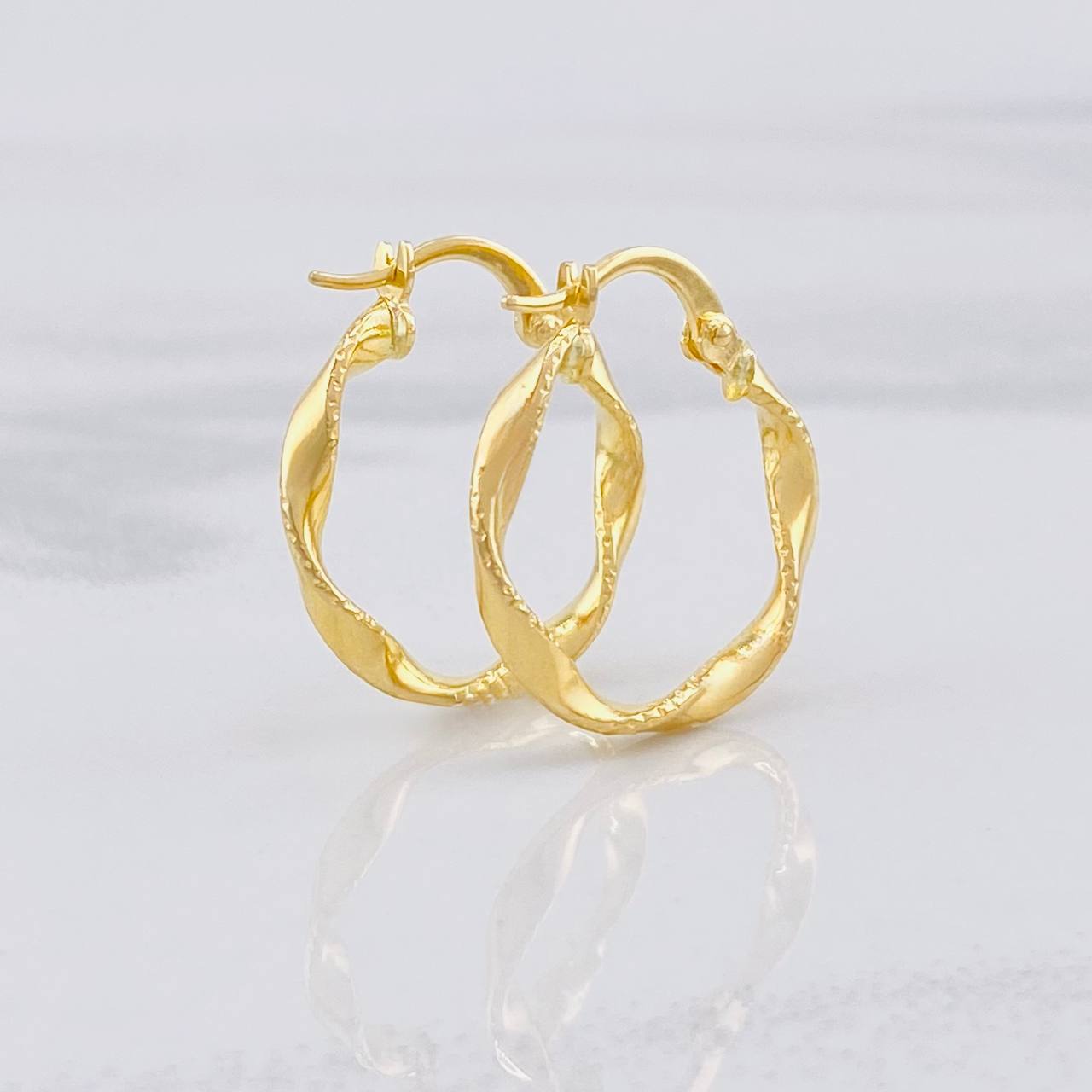 Candongas Nilo 1.25g / 2cm Oro Amarillo 18K