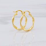 Candongas Nilo 1.25g / 2.2cm Oro Amarillo 18K