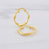 Candongas Nilo 1.25g / 2.2cm Oro Amarillo 18K
