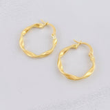 Candongas Nilo 1.25g / 2cm Oro Amarillo 18K