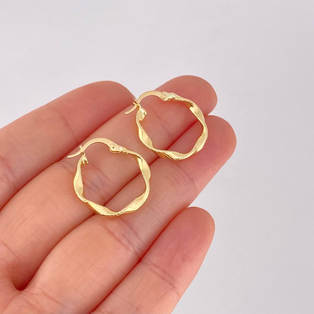Candongas Nilo 1.25g / 2cm Oro Amarillo 18K