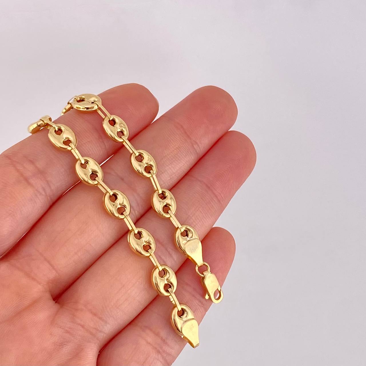 Tobillera GC 6.8g / 26.1cm / 6.5mm Oro Amarillo 18K