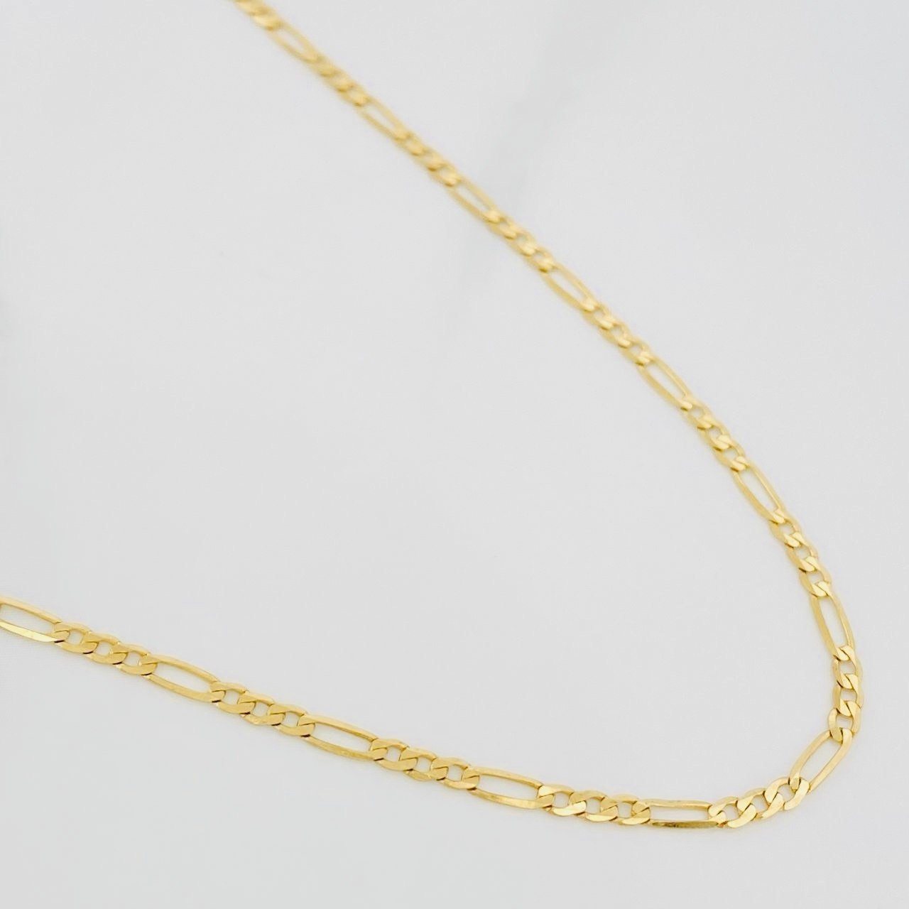 Cadena Fígaro 3.1g / 50cm / 1.9mm Oro Amarillo 18K