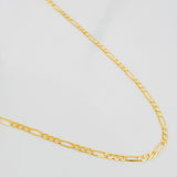 Cadena Fígaro 3.1g / 50cm / 1.9mm Oro Amarillo 18K