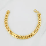 Pulso Serpiente 8.35g / 19cm / 7.5mm Oro Amarillo 18K