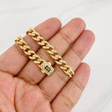 Pulso Cubano Infinito 7.85g / 18cm / 6.3mm Oro Amarillo 18K