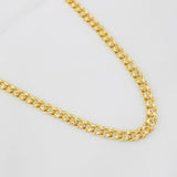 Cadena Cubana Infinito 16.6g / 60cm / 4.8mm Oro Amarillo 18K