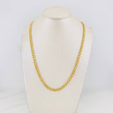 Cadena Cubana Infinito 16.6g / 60cm / 4.8mm Oro Amarillo 18K