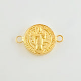 Herraje San Benito 0.8g / 1.8cm Oro Amarillo 18K