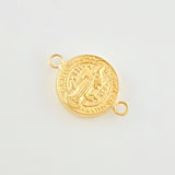 Herraje San Benito 0.9g / 1.8cm Oro Amarillo 18K