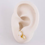 Topos Trio de Petalos 2.5g / 14.85mm Oro Amarillo 18K