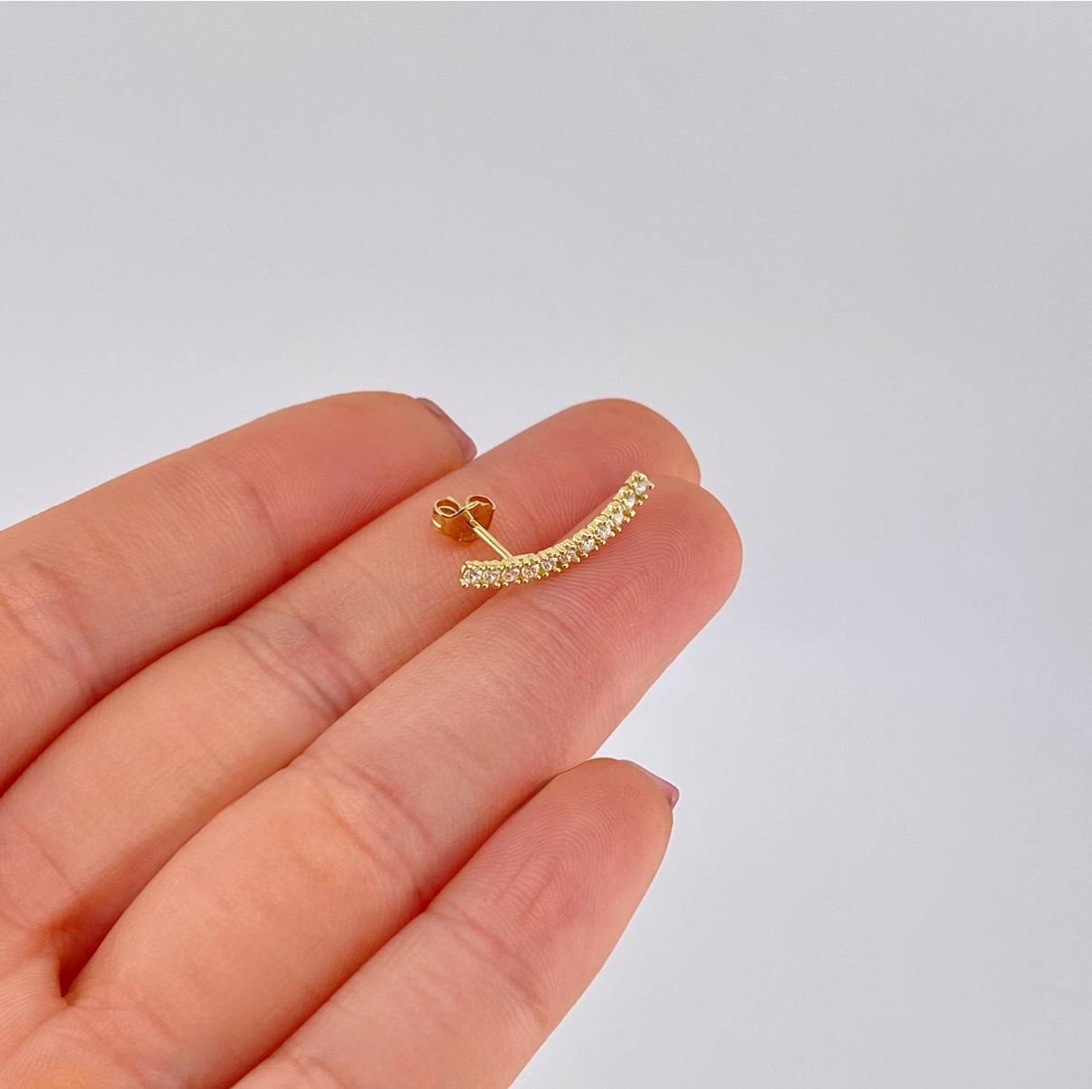Piercing Medio Arco 0.7g / 2cm Oro Amarillo 18K