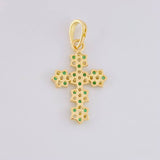 Dije Cruz Floreada 1.4g / 2.5cm Oro Amarillo 18K