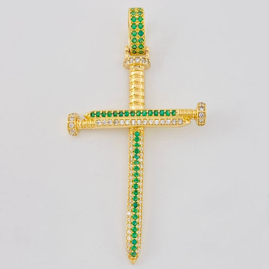 Dije Cruz Tornillos 7.95g / 6.4cm Oro Amarillo 18K