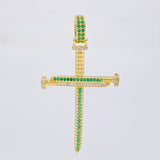 Dije Cruz Tornillos 7.95g / 6.4cm Oro Amarillo 18K