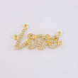 Herraje Love 2.2g / 2.5cm Oro Amarillo 18K