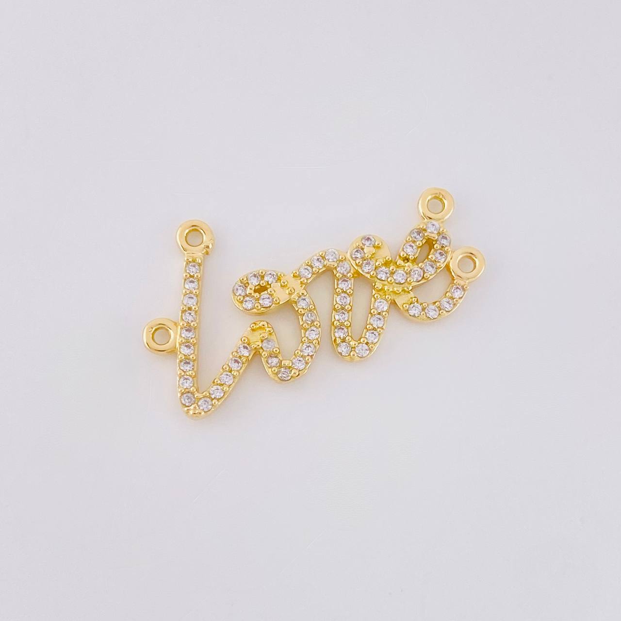 Herraje Love 2.2g / 2.5cm Oro Amarillo 18K