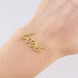 Herraje Love 2.2g / 2.5cm Oro Amarillo 18K